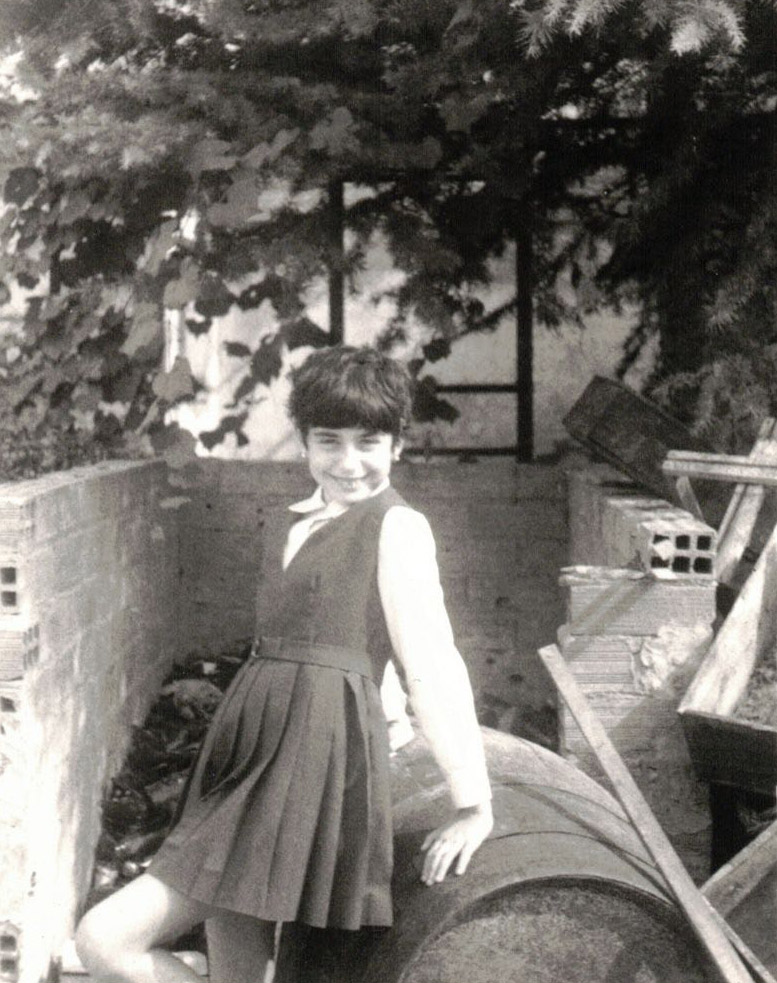 Montse Mascaró a l'escola.
